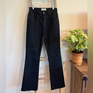 We The Free black denim bootcut jean.